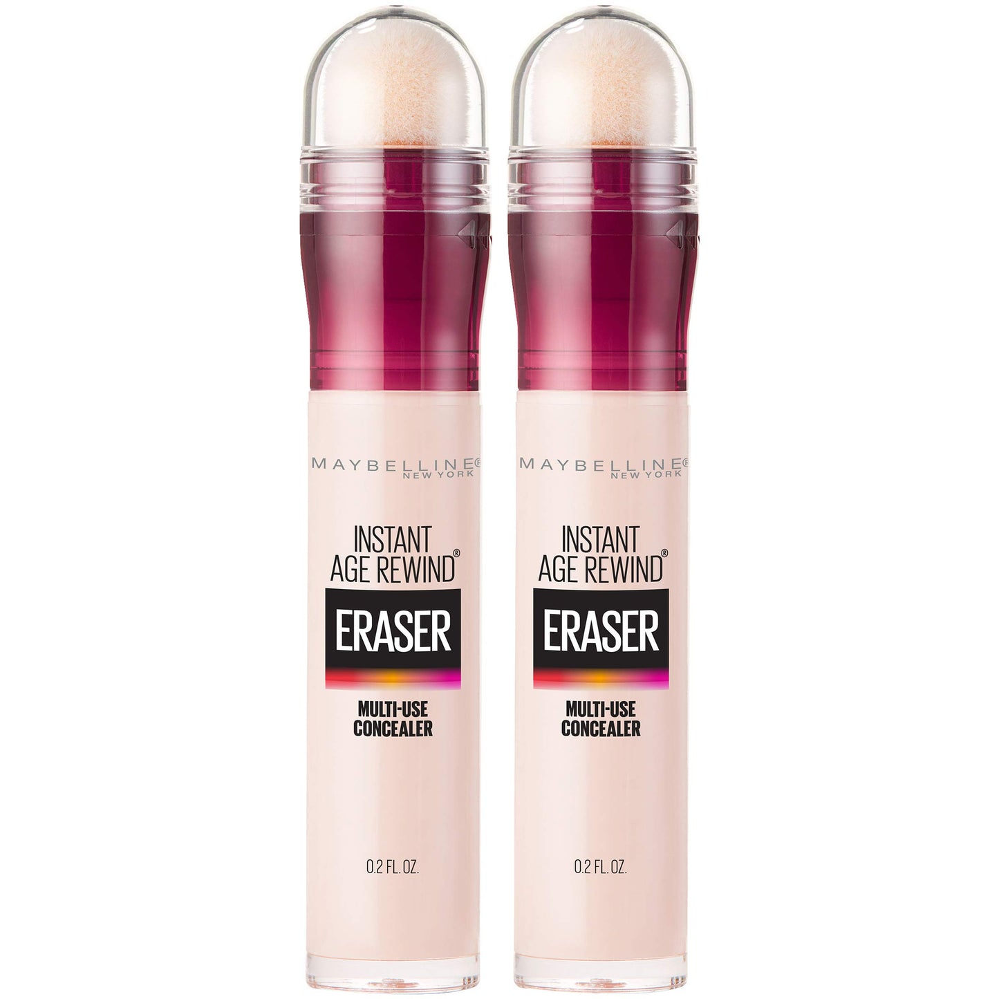 Maybelline Instant Age Rewind Eraser Dark Circles Treatment Multi-Use Concealer Fair 0.2 Fl Oz (Pack of 2)