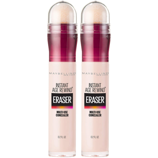 Maybelline Instant Age Rewind Eraser Dark Circles Treatment Multi-Use Concealer Fair 0.2 Fl Oz (Pack of 2)
