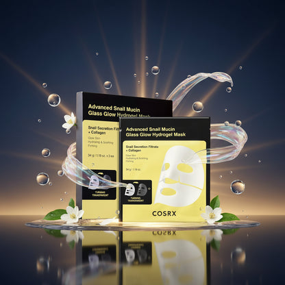Cosrx Advanced Snail Mucin Glass Glow Hydrogel Mask